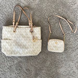 Michael Kors tote and crossbody SET!